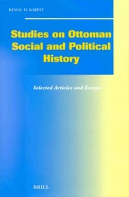 Cover of Studies on Ottoman Social and Political History