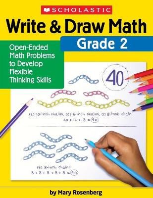 Book cover for Write & Draw Math: Grade 2