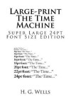 Book cover for Large-print The Time Machine
