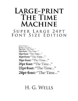 Book cover for Large-print The Time Machine