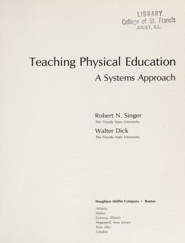 Book cover for Teaching Physical Education