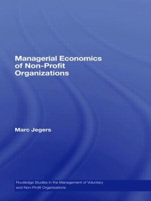 Book cover for Managerial Economics of Non-Profit Organizations