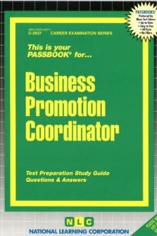 Cover of Business Promotion Coordinator