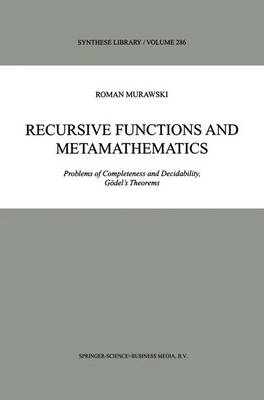 Book cover for Recursive Functions and Metamathematics