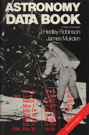 Book cover for Robinson: *Astronomy* Data Book 2ed