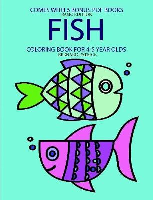 Book cover for Coloring Book for 4-5 Year Olds (Fish)