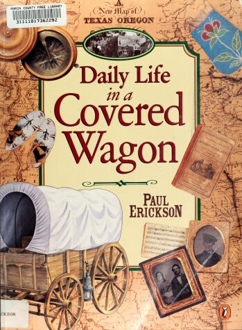 Book cover for Daily Life in a Covered Wagon