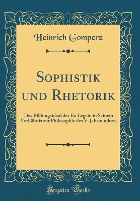 Book cover for Sophistik Und Rhetorik