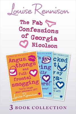 Book cover for Fab Confessions of Georgia Nicolson: Books 1-3