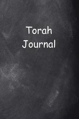 Book cover for Torah Journal Chalkboard Design