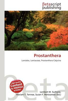 Cover of Prostanthera