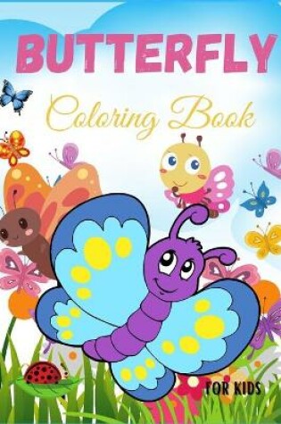 Cover of Butterfly Coloring Book for Kids