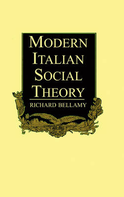 Book cover for Modern Italian Social Theory