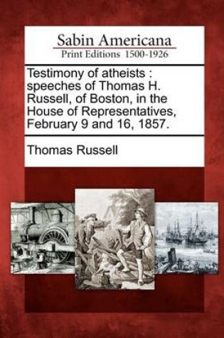 Cover of Testimony of Atheists