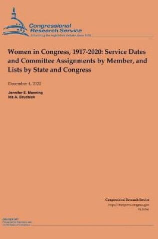 Cover of Women in Congress, 1917-2020