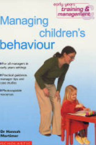 Cover of Managing Children's Behaviour