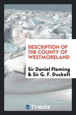 Book cover for Description of the County of Westmoreland