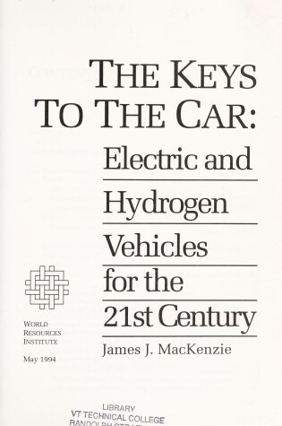 Cover of The Keys to the Car