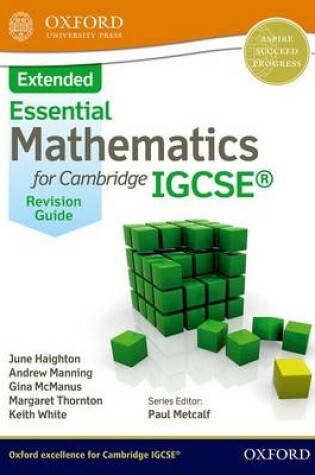 Cover of Essential Mathematics for Cambridge IGCSE Extended Revision Guide