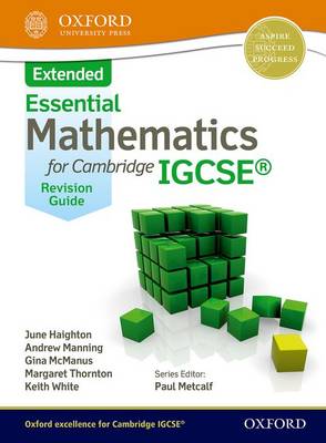 Book cover for Essential Mathematics for Cambridge IGCSE Extended Revision Guide