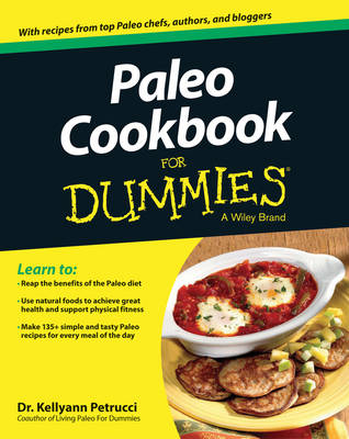 Book cover for Paleo Cookbook For Dummies