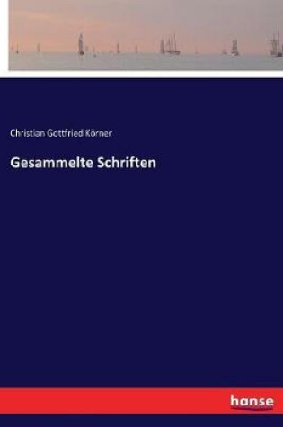 Cover of Gesammelte Schriften