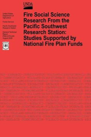 Cover of Fire Social Science Research From the Pacifc Southwest Research Station