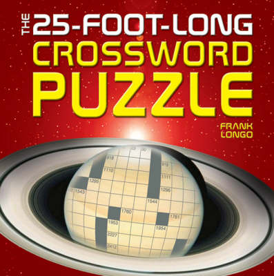 Book cover for 25-foot-long Crossword Puzzle