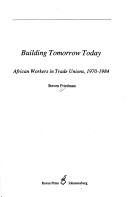 Book cover for Building Tomorrow Today