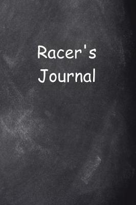 Book cover for Racer's Journal Chalkboard Design