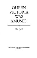 Book cover for Queen Victoria Was Amused