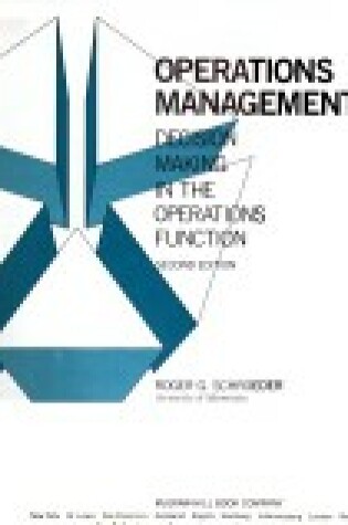 Cover of Operations Management