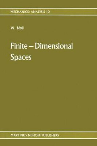 Cover of Finite Dimensional Spaces