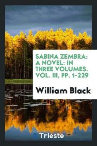 Cover of Sabina Zembra