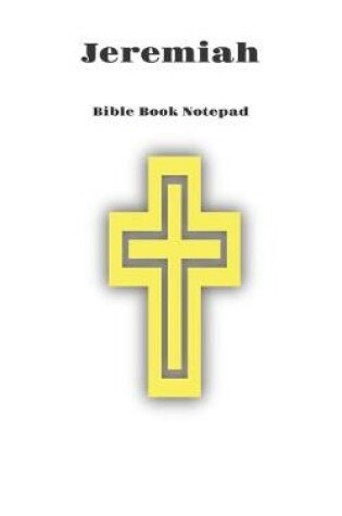 Cover of Bible Book Notepad Jeremiah