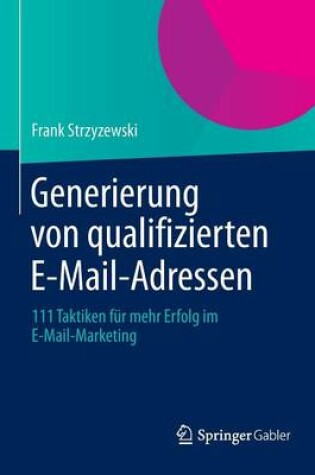 Cover of Generierung Von Qualifizierten E-Mail-Adressen