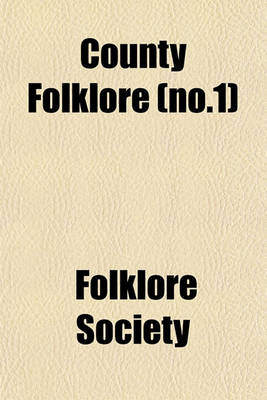 Book cover for County Folklore (No.1)