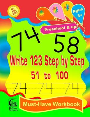Book cover for Write 123 Step by Step - 51 to 100 ( Big Book Series )