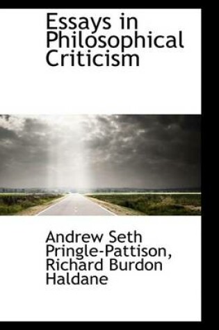 Cover of Essays in Philosophical Criticism