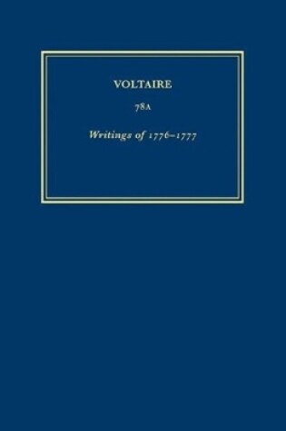 Cover of Complete Works of Voltaire 78A