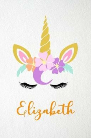 Cover of Elizabeth A5 Lined Notebook 110 Pages