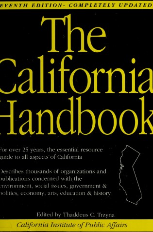 Cover of The California Handbook