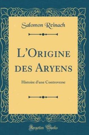 Cover of L'Origine Des Aryens