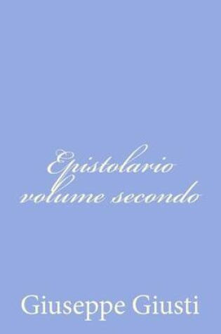 Cover of Epistolario volume secondo