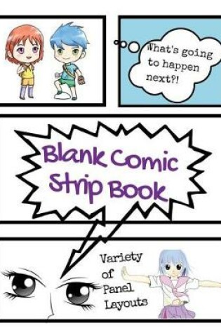 Cover of Blank Comic Strip Book Manga