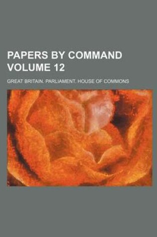 Cover of Papers by Command Volume 12