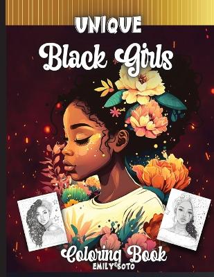 Cover of Unique Black Girls Coloring Book
