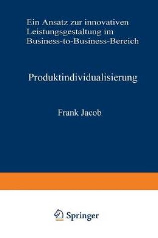 Cover of Produktindividualisierung