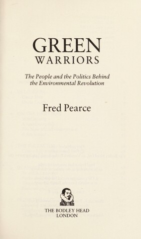 Book cover for Green Warriors