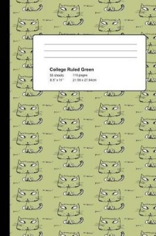 Cover of College Ruled Green